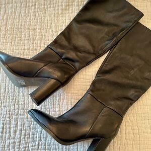 Nine West Black Heeled Boots
